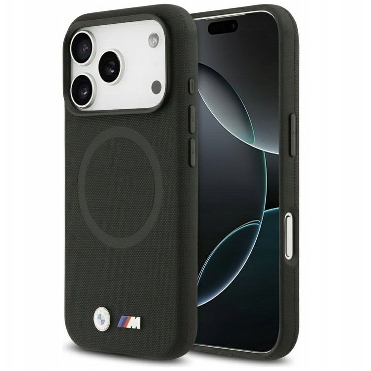 Tootefoto - BMW M FW Metal Logo MagSafe Case for iPhone 17 Pro Black