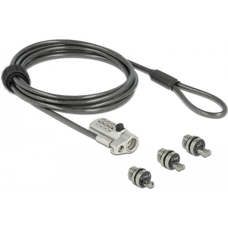 Tootefoto - Navilock 20677 kaablilukk Must, H be 2 m