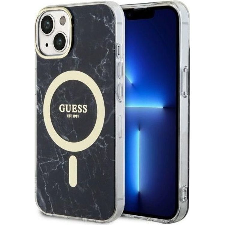 Tootefoto - Guess Guess Marble MagSafe iPhone 14 mbris (must)