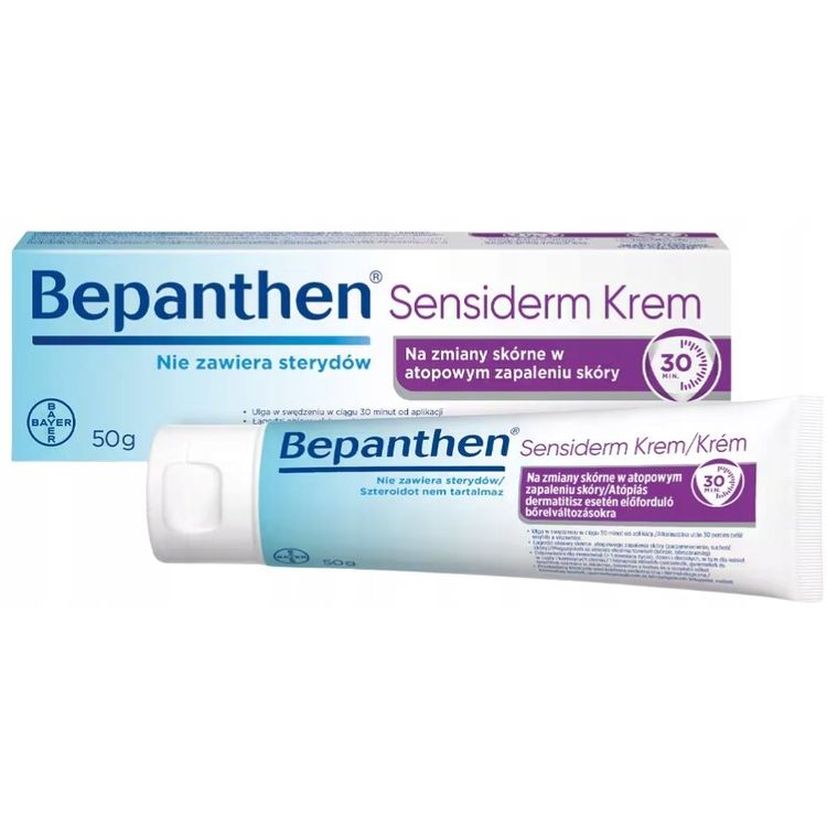 Tootefoto - Bayer BEPANTHEN Sensiderm kreem atoopilise dermatiidi raviks 50g