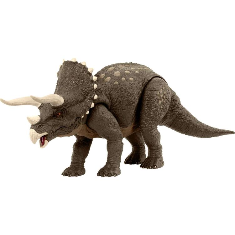 Tootefoto - Mattel Jurassic World Triceratops Environmental Defender Action Figure Eco HPP88