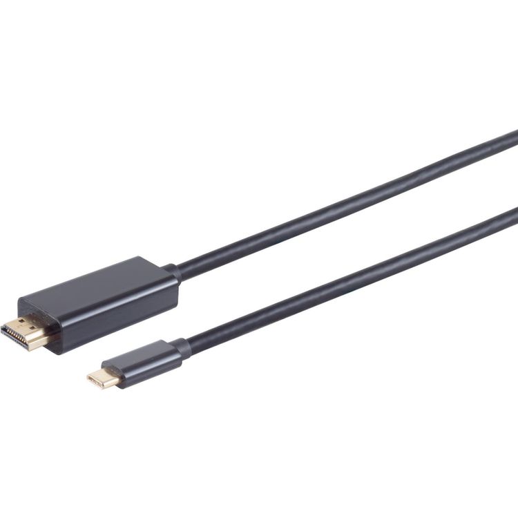 Tootefoto - S/CONN maximum connectivity Displayportkabel-USB Typ C Stecker auf Displayport Stecker, 8K60Hz, 1,0m (10-62025)