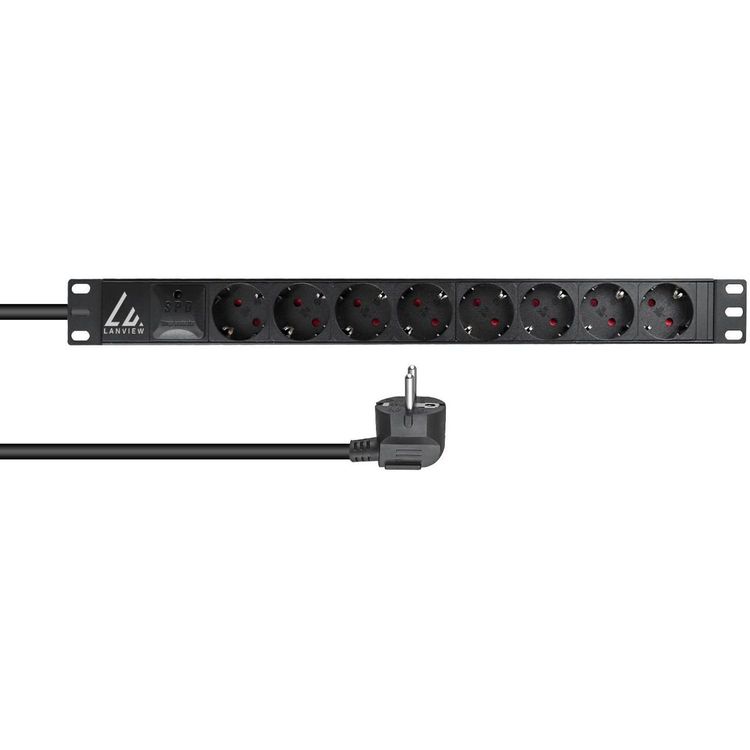 Tootefoto - Lanview 19-tolline rack-kinnitusliist,