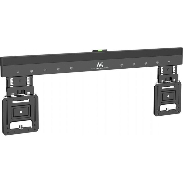 Tootefoto - Maclean MC-481 Ultra Flat Slim TV Wall Mount Bracket Holder for 37-80" Flat Curved up to 75kg Max. VESA 600x400 Universal TV Mount Holde