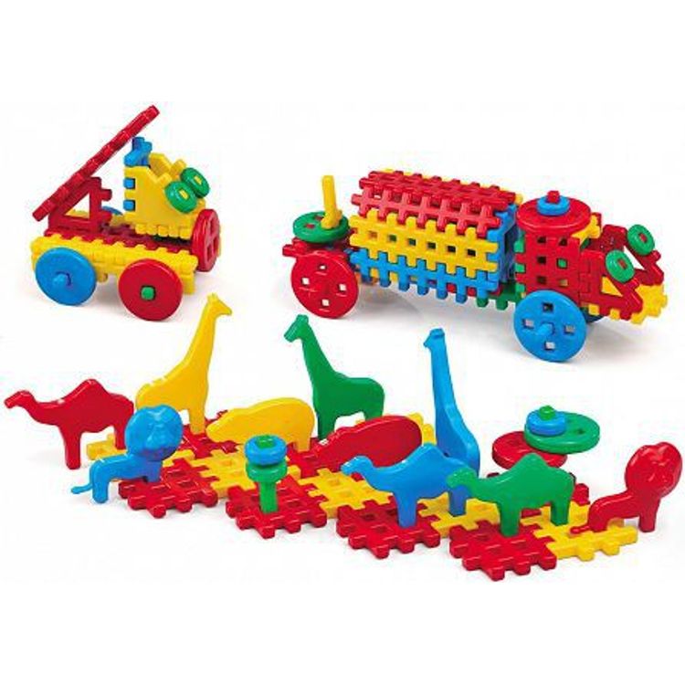 Tootefoto - Marioinex Ehitusplokid Mix 150 elementi s idukid