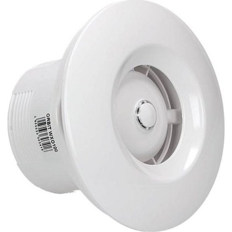 Tootefoto - Orbit ceiling bathroom fan fi100 88m3 / h 13W 230V with a motion sensor and a timer, white Awenta WXO100R
