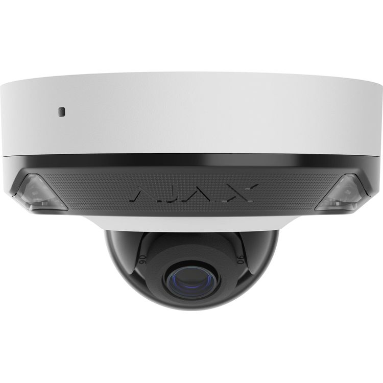 Tootefoto - Ajax HL kaamera kuppel (klaasist) DomeCam Mini (5 Mp/2,8 mm) (8EU) valge