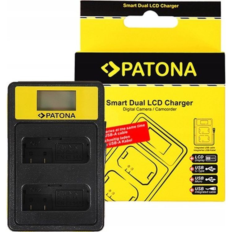 Tootefoto - Patona 141655 kaameralaadija akulaadija USB digikaamera aku