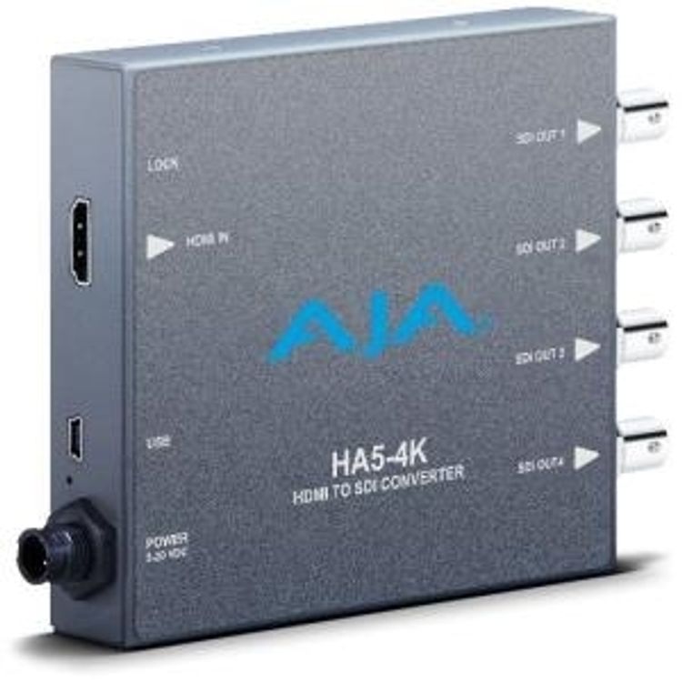 Tootefoto - AJA HA5-4K Mini-Converter - Umwandlung von HDMI zu 4K SDI - 4 x 3G SDI Ausg ngen (HA5-4K)