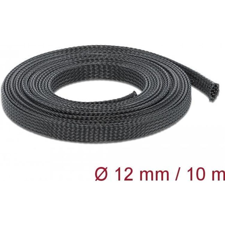 Tootefoto - DeLOCK 18902 kaabliisolatsioon Kaablisoomus Must 1 tk