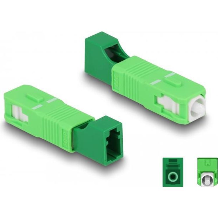 Tootefoto - DeLOCK 87940 kiudoptiline adapter LC/SC 1 tk Roheline