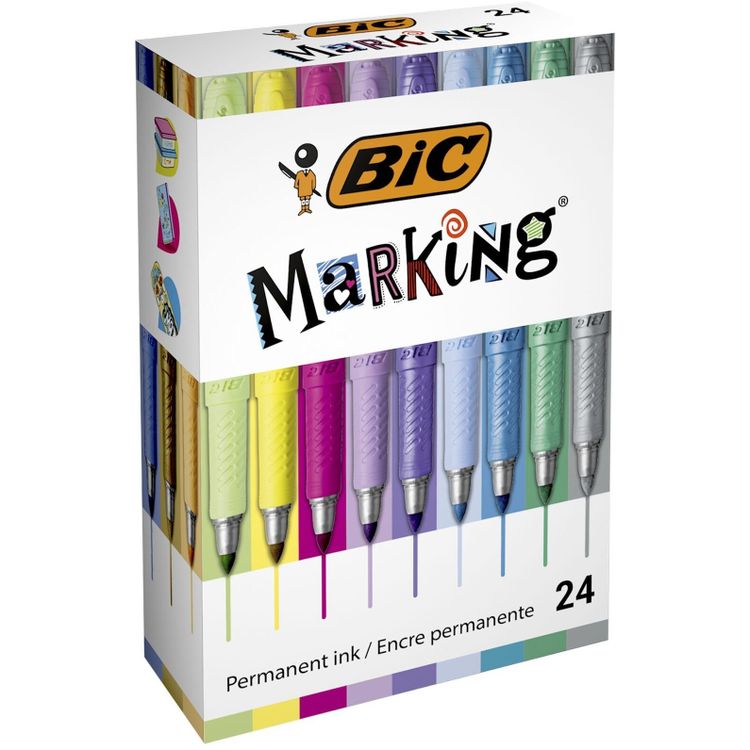 Tootefoto - Bic Marker Marker Marking Color p siv 24 BIC v rvi