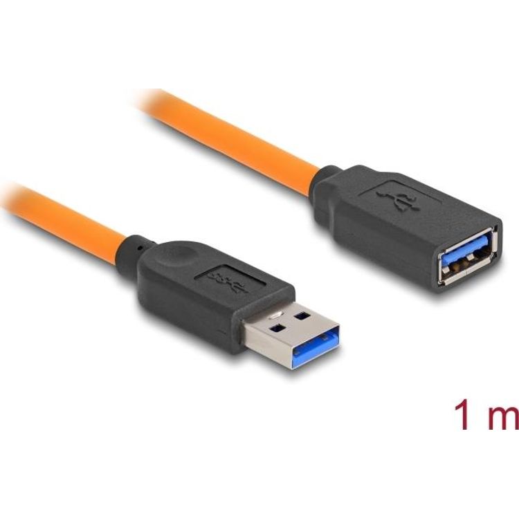 Tootefoto - Delock 87963 - USB 3.0 Kabel A Stecker auf Buchse Tethered Shooting 1 m - Kabel - Digital/Daten - 1 m (87963)