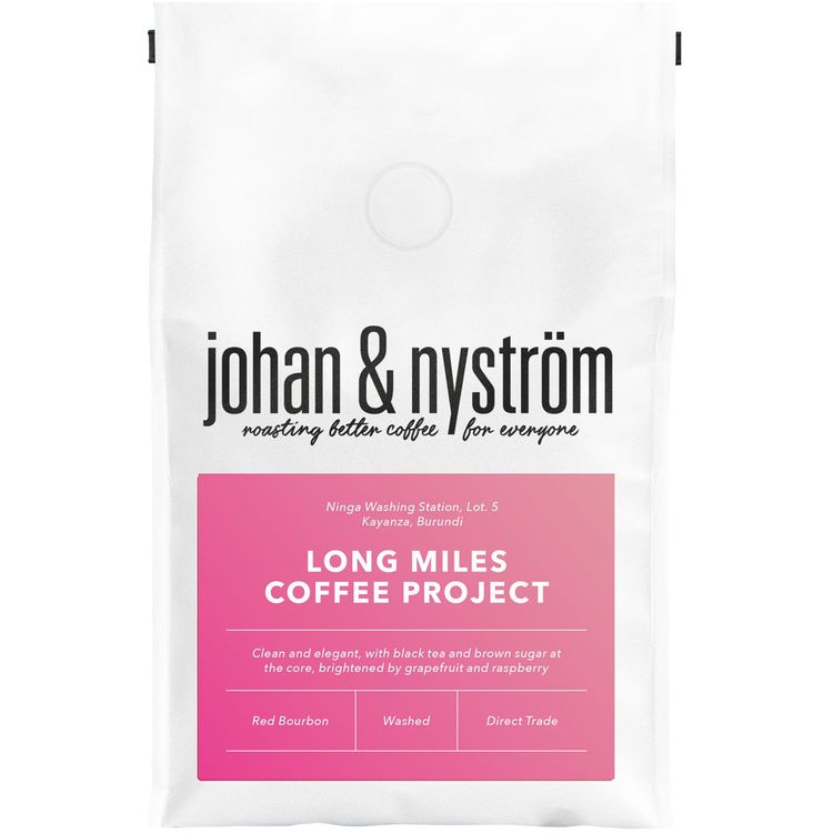 Tootefoto - Johan & Nystr m kohvioad Johan & Nystr m - Burundi Long Miles Ninga Washed Filter kohvioad 250 g