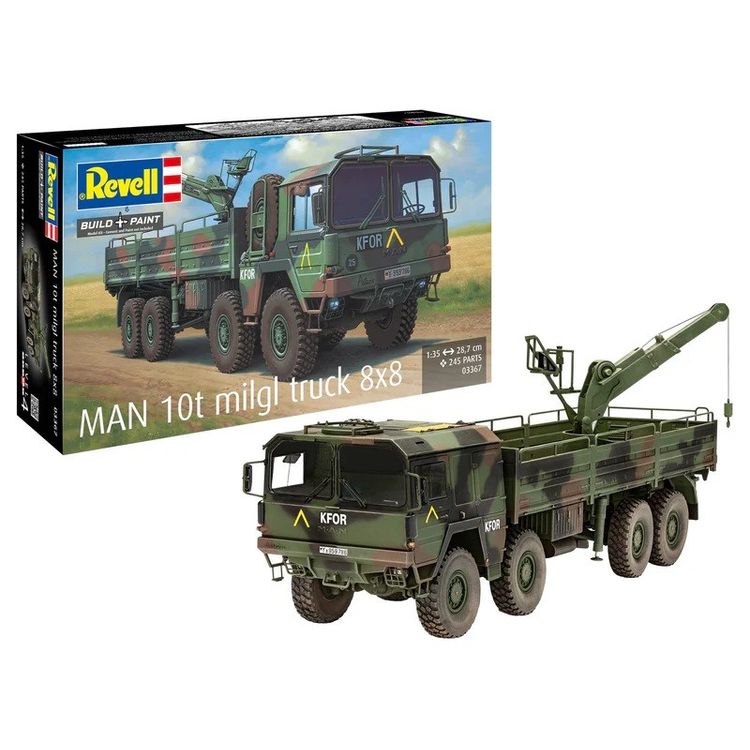 Tootefoto - Plastic model Man 10T Milgl 8x8 Truck 1/35