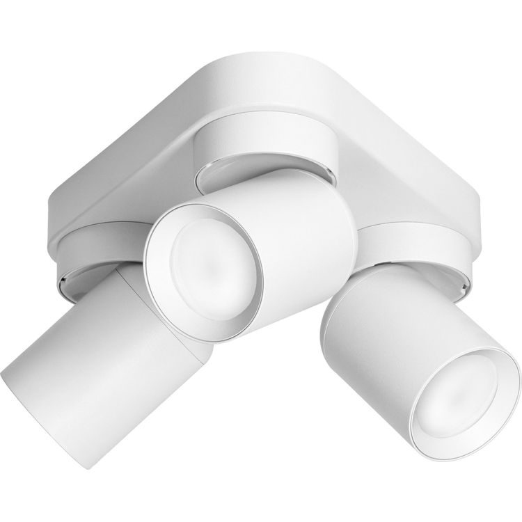 Tootefoto - Orno MALTA SP 3 laelamp, seina- ja laekinnitus, GU10 max. 3x12W, IP20, valge, kolmnurkne alus