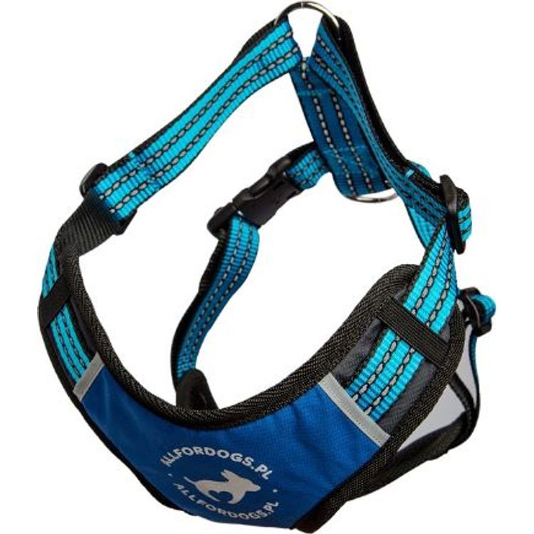Tootefoto - All For Dogs Sport harness, blue. L 70-125cm