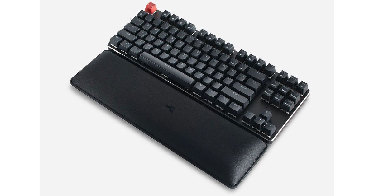 Glorious PC Gaming Race Padded Keyboard Wrist Rest Stealth Edition
