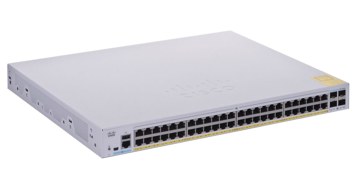 Cisco CBS250-48P-4X-EU network switch Managed L2/L3 Gigabit