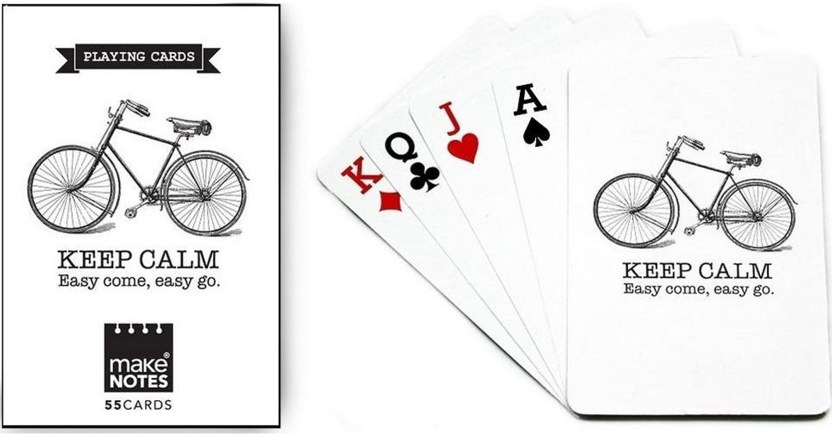 Cycling playing cards sale