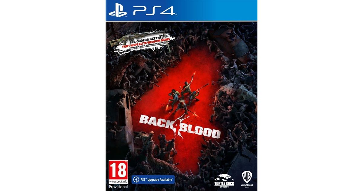Ps4 Back 4 Blood - It - Sony Playstation 4 games - Games consoles - - MT