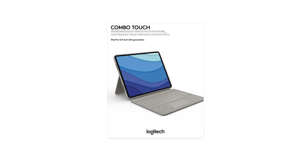 Logitech Combo Touch Keyboard Case for iPad Pro 12.9-inch (5th and
