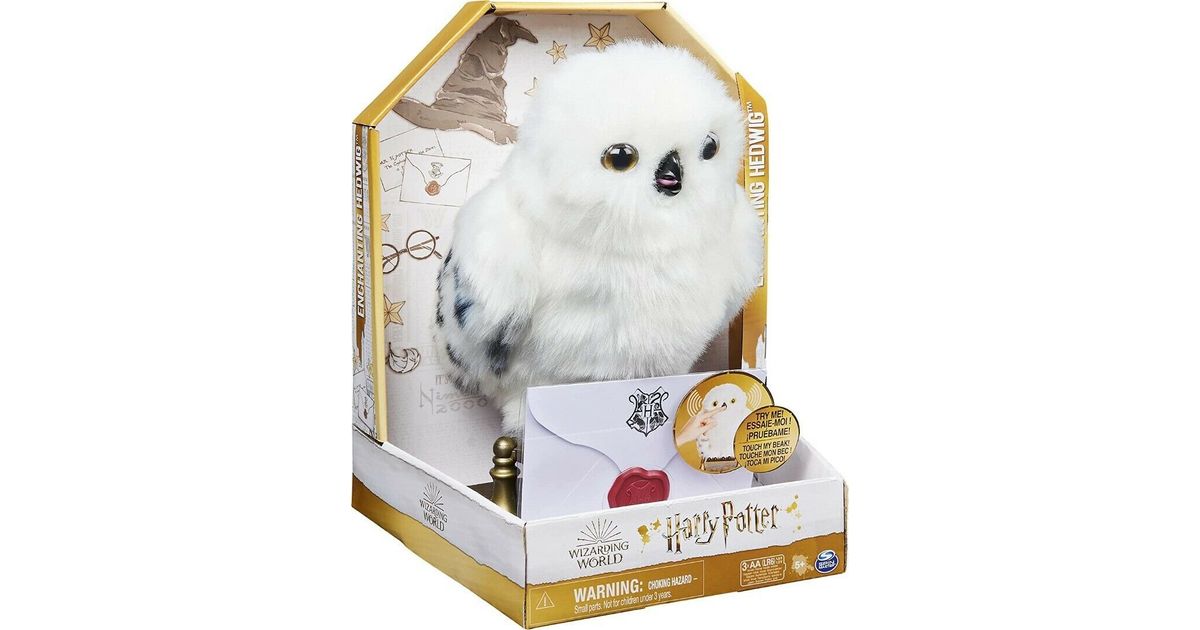 Wizarding World Harry Potter, Enchanting Hedwig Interactive Owl with Over 15  Sounds and Movements and Hogwarts Envelope, Kids Toys for Ages 5 and up -  Toys - Children's and baby accessories - MT Shop