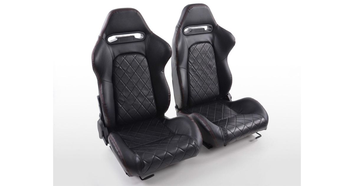 Fk Sport Seats Auto HalfBucket Seats Set Detroit Imitation Leather