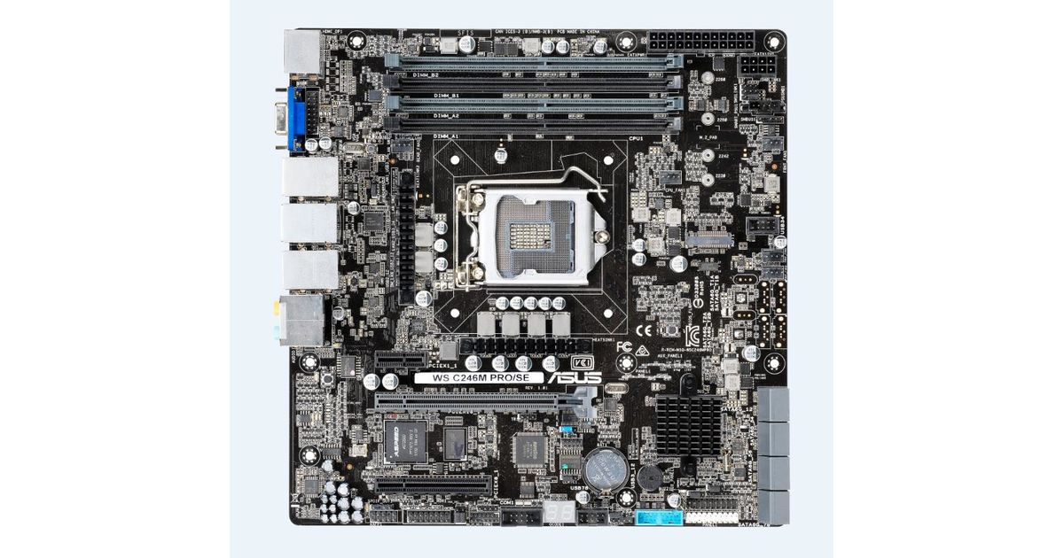 ASUS WS C246M PRO/SE Intel C246 LGA 1151 (Socket H4