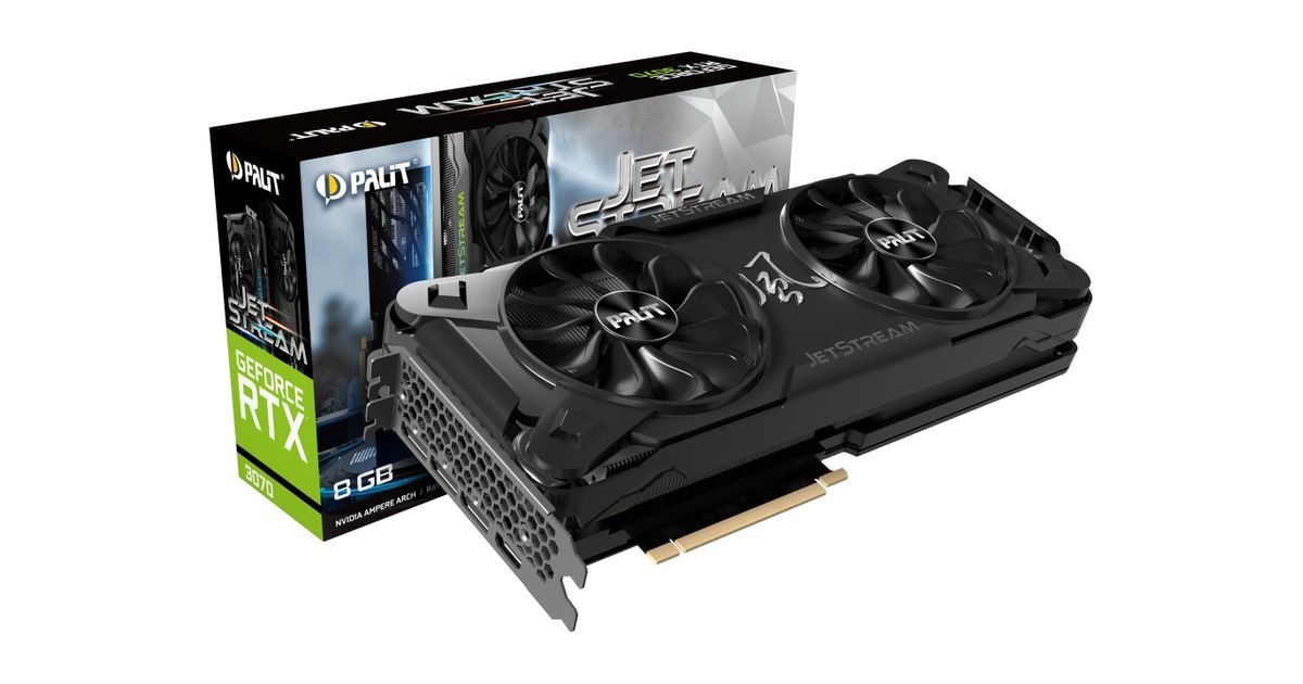 Palit GeForce RTX 3070 JetStream NVIDIA 8 GB GDDR6 - Graphics