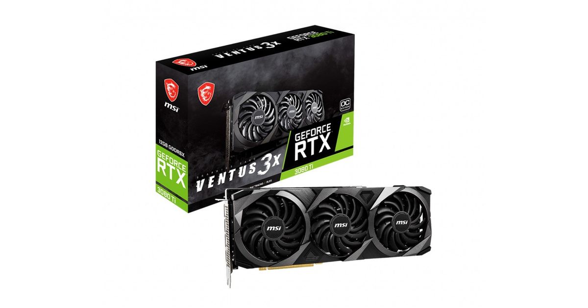 MSI GeForce RTX 3080 Ti VENTUS 3X 12G OC Graafikakaart NVIDIA 12 GB ...