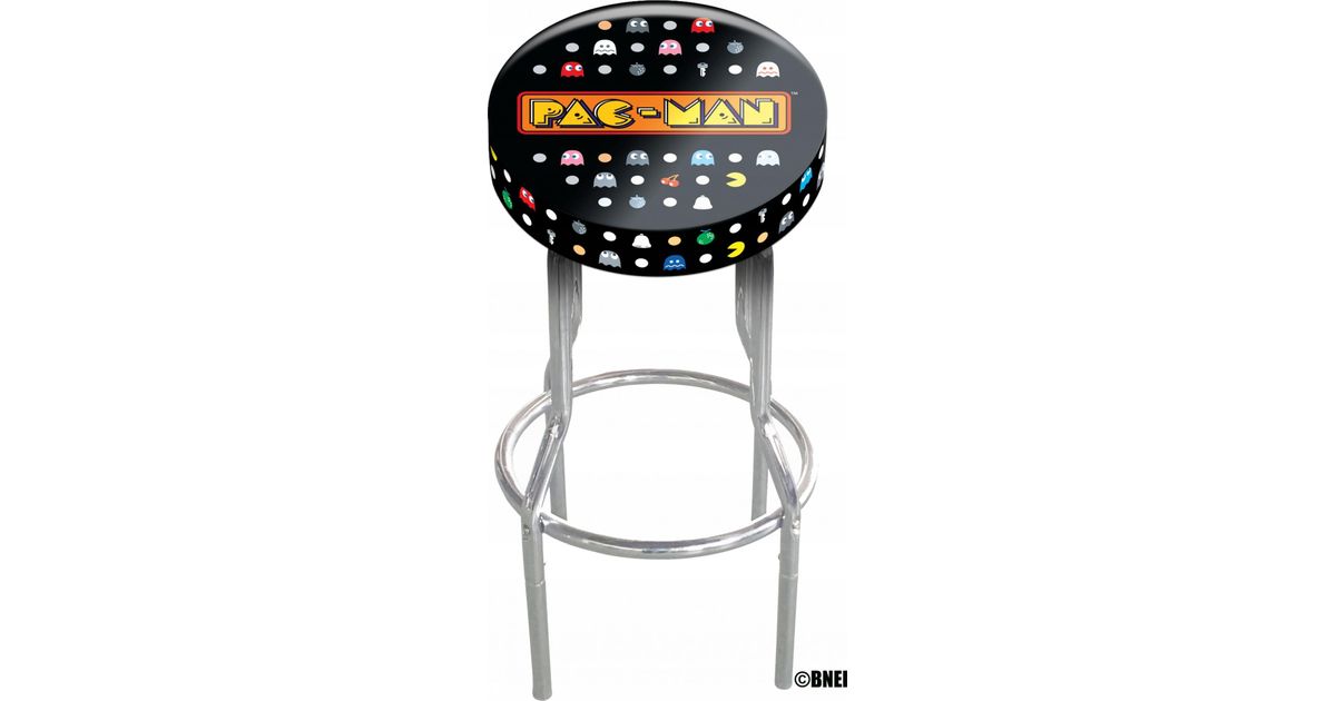 Arcade1Up Pac Man Stool Bar stools bar tables Kitchen and Dining room Furniture Home MT Shop